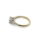 9ct YELLOW GOLD DIAMOND DRESS RING TDW: 0.50ct  VAL $2299