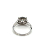 14ct WHITE GOLD DIAMOND DRESS RING TDW: 0.92ct VAL $3299