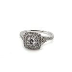 14ct WHITE GOLD DIAMOND DRESS RING TDW: 0.92ct VAL $3299