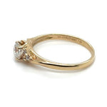 14ct YELLOW GOLD G COLOUR DIAMOND RING TDW: 0.67ct VAL $4299