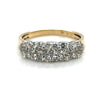 9ct GOLD DIAMOND DRESS RING TDW: 1.00cts VAL: $2999