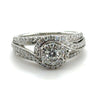 14ct WHITE GOLD DIAMOND DRESS RING TDW: 1.00cts VAL: $4199