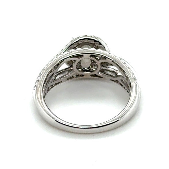 14ct WHITE GOLD DIAMOND DRESS RING TDW: 1.00cts VAL: $4199