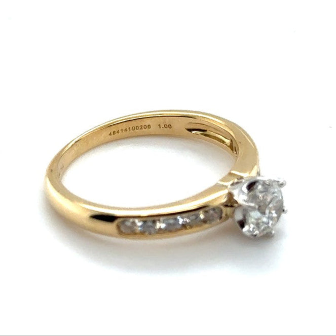 18ct YELLOW & WHITE GOLD DIAMOND RING TDW: 1.00ct VAL: $7499