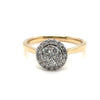 10ct YELLOW GOLD DIAMOND DRESS RING TDW: 0.50ct VAL: $1699