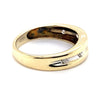 9CT YELLOW GOLD CHANNEL SET DIAMOND DRESS RING TW 2.3g