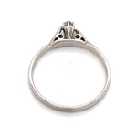 18CT WHITE GOLD & PALLADIUM MIX FLOW UP STYLE DIAMOND DRESS RING VALUED @ $1499