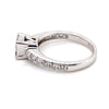 18CT WHITE GOLD THICKENED TOP STYLE DIAMOND DRESS RING VALUED @ $3699