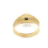 14CT YELLOW GOLD THICKENED TOP DIAMOND DRESS RING VALUED @ $2899