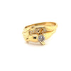 18CT YELLOW GOLD DOLPHIN BRIDAL SET WITH DIAMONDS VALUED @ $4899