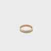 18CT YELLOW GOLD CHANNEL SET DIAMOND DRESS RING VALUED @ $3399