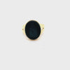 18CT YELLOW GOLD BLOODSTONE DRESS RING VALUED @ $3599