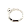 18ct WHITE GOLD 0.52ct DIAMOND SOLITAIRE RING VAL: $5799