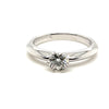 18ct WHITE GOLD 0.52ct DIAMOND SOLITAIRE RING VAL: $5799