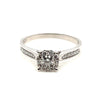 9ct WHITE GOLD DIAMOND DRESS RING TDW: 0.50ct VAL:$2299