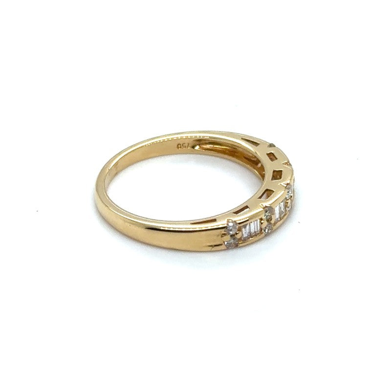 18ct YELLOW GOLD DIAMOND RING TDW: 0.34ct VAL: $2299