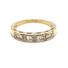 18ct YELLOW GOLD DIAMOND RING TDW: 0.34ct VAL: $2299