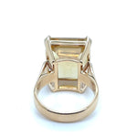 9ct YELLOW GOLD 19.00CT CITRINE DRESS RING VALUED: $4499