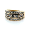 10ct YELLOW GOLD DIAMOND DRESS RING TDW: 2.00cts VAL: $4999